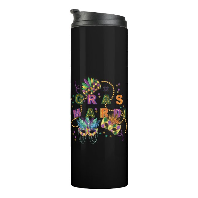 Garrafa Térmica Modern Mardi Gras (Rotação à direita)