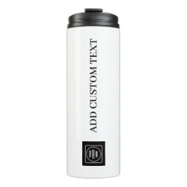 Garrafa Térmica Modern Simple Template Business Logo Promotion