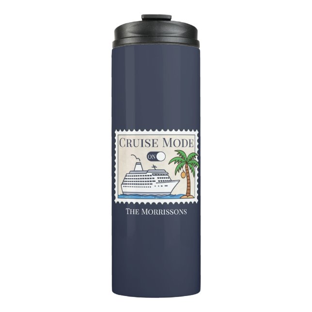 Garrafa Térmica Modo De Cruzeiro Em Personalizado (Frente)