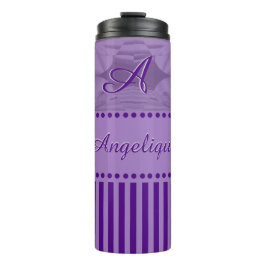 Garrafa Térmica Monograma combinado de w do design dos sonhos