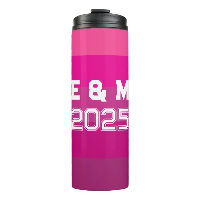 Garrafa Térmica Monograma e anos personalizáveis (Frente)