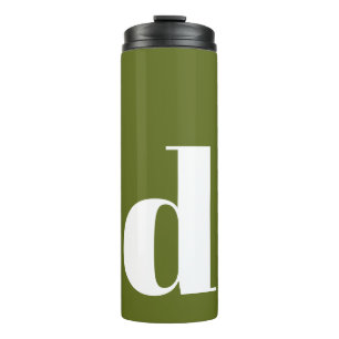 Garrafa Térmica Monograma inicial personalizado Simples