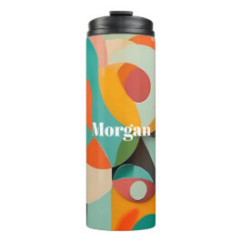 Garrafa Térmica Monograma ou Nome de Arte Moderna do meio século,