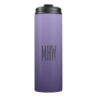 Monograma personalizado com gradiente violeta roxo