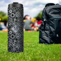 Monograma personalizado de engrenagens de zinco pr