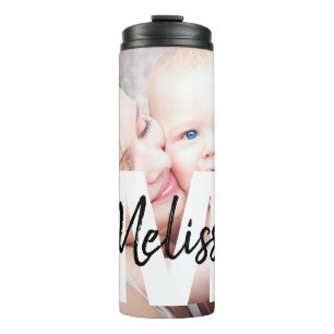 Garrafa Térmica Monograma personalizado e foto