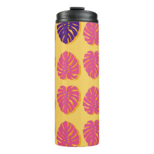 Garrafa Térmica Monstera havaiana design