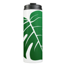 Garrafa Térmica Monstera Leaf Design Thermal Tumbler