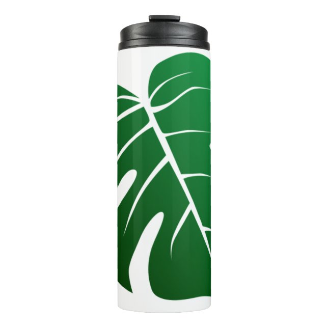 Garrafa Térmica Monstera Leaf Design Thermal Tumbler (Frente)