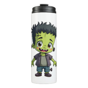 Garrafa Térmica Monstro de Frankenstein - Cartoon de Halloween bon