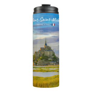 Garrafa Térmica Mont-Saint-Michel, França - Abadia Medieval