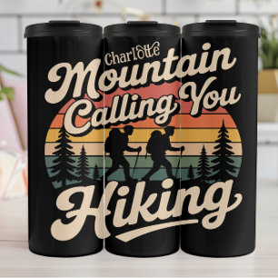 Garrafa Térmica Montanha Chamada: Caminhando Aventura Becons