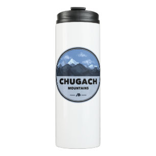 Garrafa Térmica Montanhas Chugach Alasca Acampamento