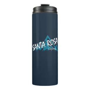 Garrafa Térmica Montanhas papais noeis Rosa California