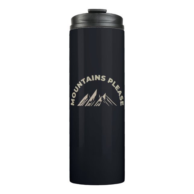 Garrafa Térmica Montanhas, por favor (Frente)