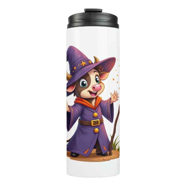 Garrafa Térmica Moo-Gico, o Feiticeiro da Vaca (Frente)