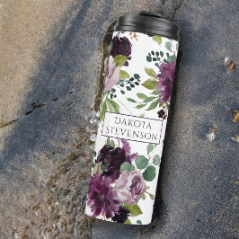 Garrafa Térmica Moody Passions | Rosa De Vinho Roxo Dramático