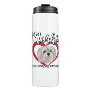 Garrafa Térmica Morkie - Pequeno Cão Grande Atitude 3