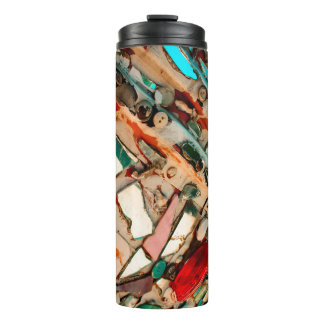 Garrafa Térmica Mosaico Colorido