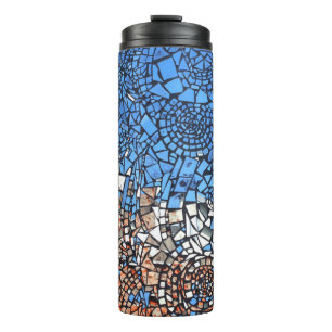 Garrafa Térmica Mosaico de vidro