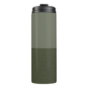Garrafa Térmica Moss Green Half Textuturado Tumbler - Personalizáv