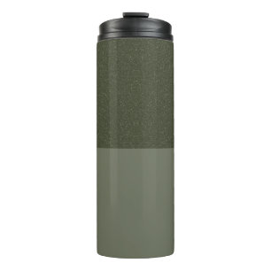 Garrafa Térmica Moss Green Texture Split Tumbler - Personalizável