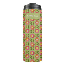 Garrafa Térmica Mossy Bloom Floral Thermal Tumbler