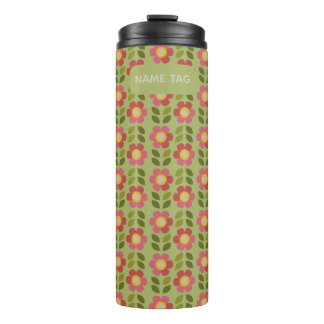 Garrafa Térmica Mossy Bloom Floral Thermal Tumbler