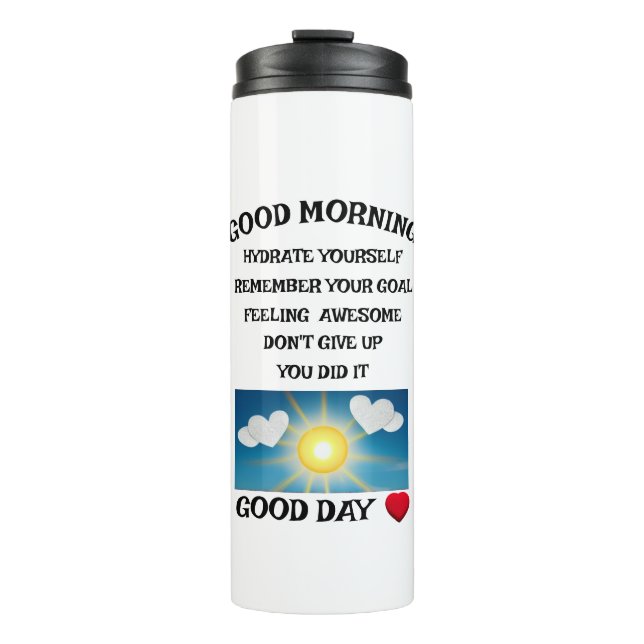 Garrafa Térmica Motivação positiva (Frente)