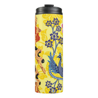 Garrafa Térmica Motivos batidos indonésios com um plano muito dist