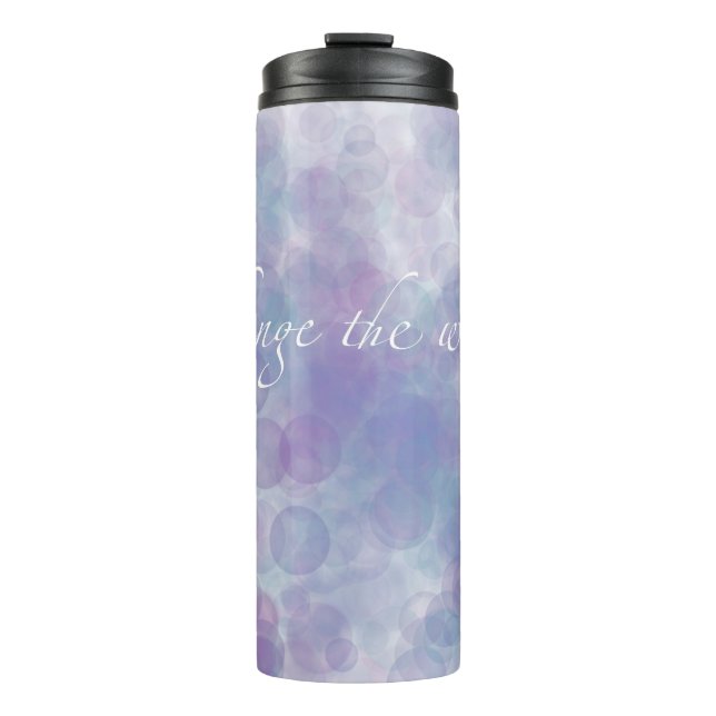 Garrafa Térmica Mude o frasco mundial (Frente)