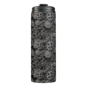 Garrafa Térmica Muitas engrenagens do metal ou peças oxidadas