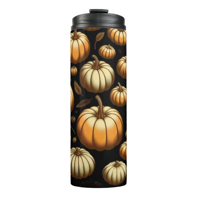 Garrafa Térmica Muitos Pumpkins (Frente)