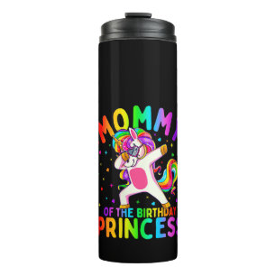 Garrafa Térmica Mulheres Mamãe do Aniversário Princesa Menina Dabb