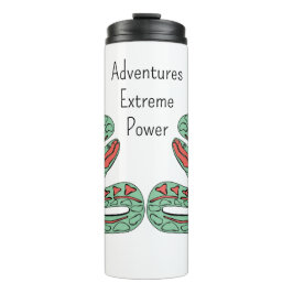 Garrafa Térmica Mundo cobra: Extremo, Poder, Aventuras.