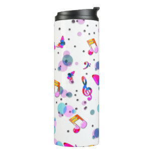 Garrafa Térmica Música Colorida Dançante