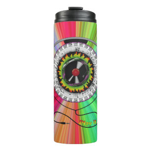 Garrafa Térmica Música da Vida Térmica Tumbler