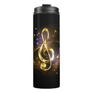 Garrafa Térmica Música de Trevo de Ouro