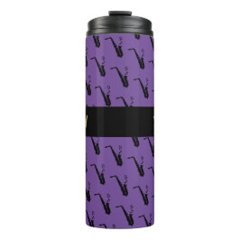 Garrafa Térmica Música Roxa Legal Saxofone