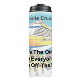 Garrafa Térmica My Favorite Cruise Ports - Thermal Mug