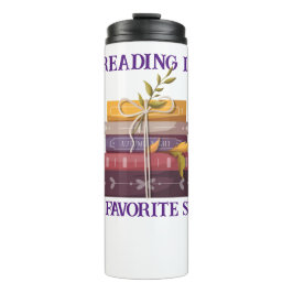 Garrafa Térmica My favorite sport is reading