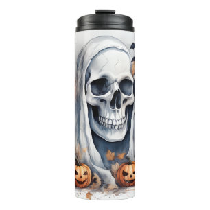 Garrafa Térmica Mystic Halloween Ghost Art - Encantando Presente