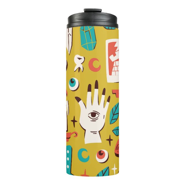 Garrafa Térmica Mystic Melange: Elementos ocultos sem costura (Frente)