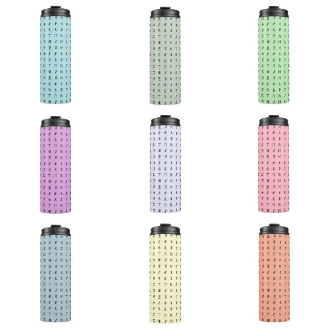 Garrafa Térmica Mystic Runes (Criador carregado)