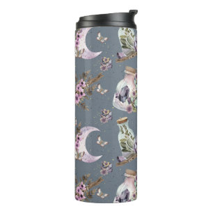 Garrafa Térmica Mystical Boho Lavanda Anemone Moon & Potions
