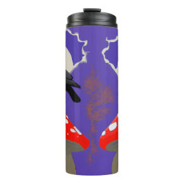 Garrafa Térmica 🖤Mystical Raven Insulated Bottle