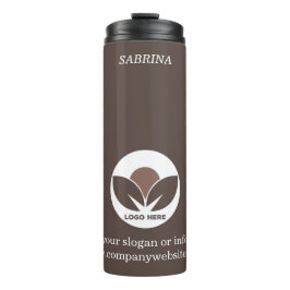 Garrafa Térmica Na moda Business | Mocha Mousse | Personalizado