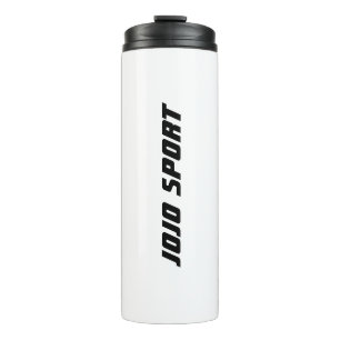 Garrafa Térmica Na moda design preto e branco JoJo Esporte