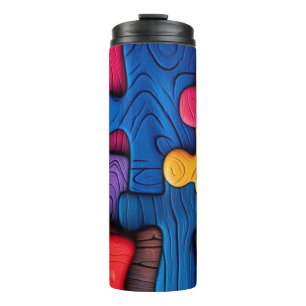 Garrafa Térmica Na moda e Tumbler térmico durável Criminoso