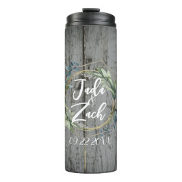 Garrafa Térmica Na moda Rustic Leafy Wreath Thermal Tum
